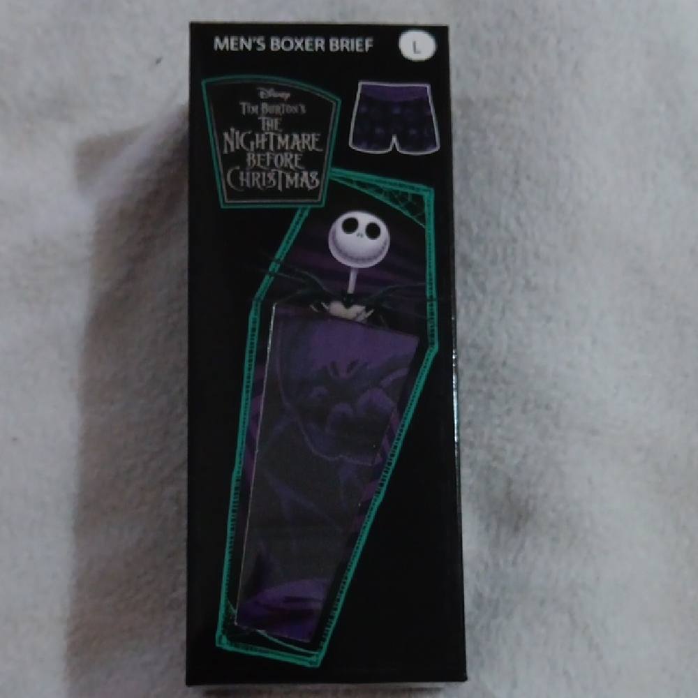 Disney The Nightmare Before Christmas Black and Purple Boxer Briefs